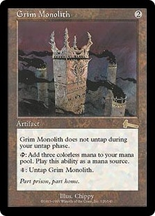Grim Monolith Urza's Legacy